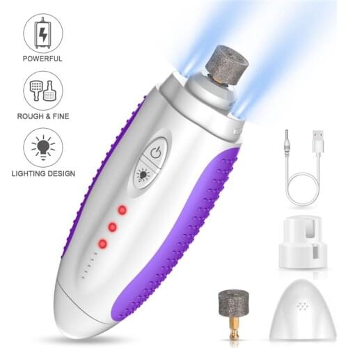 Electric Pet Nail Polisher Dog Nail Clippers Grinder USB Painless Polishing Cat Paws Nail Cutter Grooming Trimmer Pets Supplies