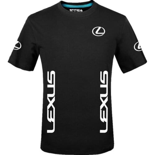 Summer short sleeve men women Lexus T-shirt solid t shirt for male female casual Tees tops