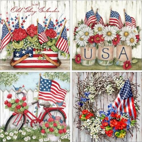 EverShine 5D Diamond Painting Landscape Cross Stitch Diamond Mosaic Bicycle Picture Rhinestones Handicraft Gift Home Decor