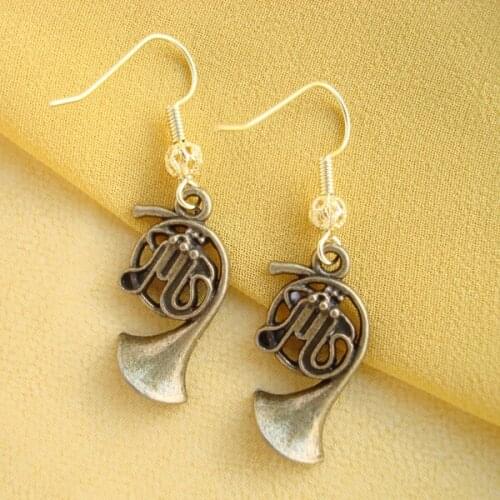 RED SNAKE Great Value! Newest Retro Style Jewelry Gunmetal tuba Earrings Cooper Dangle Earring for Women EB0025