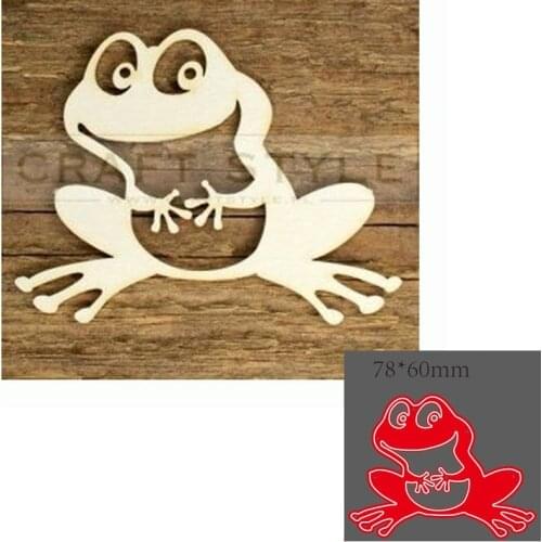 Metal cutting dies cut die mold Animal frog decoration Scrapbook paper craft knife mould blade punch stencils