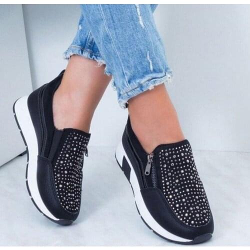 New Autumn Loafers Women Flats Shoes Leather Casual Shoes Woman Slip-on Ballerina Ladies Loafer Shoes 35-43