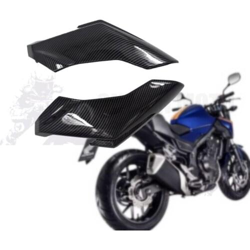 Motorcycle Upper middle Left and Right side covers fairing Fit For Honda CB650F 2016-2018 Carbon fiber paint