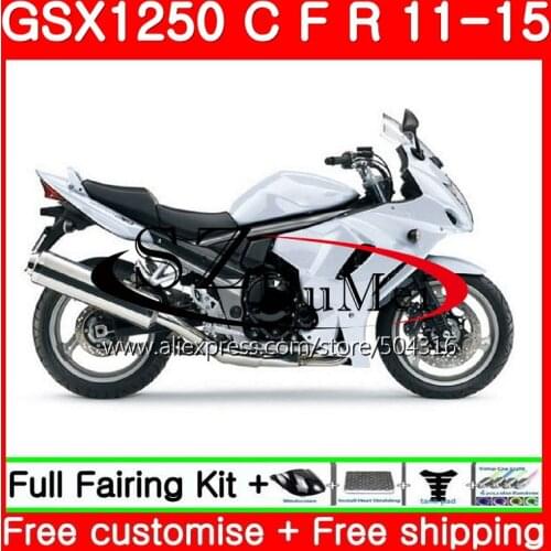 Fairing For SUZUKI Bandit GSX1250F GSX1250FA GSX1250 C 11 12 13 14 15 104SH.9 GSXF1250 GSX1250C 2011 2012 2013 2014 2015 White