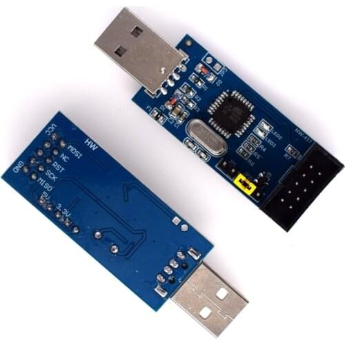 HW-437 51 Single Chip Microcomputer Download Line Avr USBasp Downloader USB ISP Programming Burner with Line