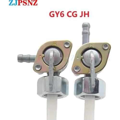 Motorcycle Gas Fuel Tank Switch Cock Tap Valve Petcock Thread GY6/CG/ZJ/XF/JH Accessories Scooter Fuel Tap 70cc 125cc Universal