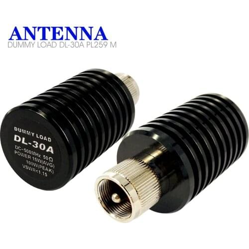 Walkie Talkie Dummy Load Harvest PL259-M Connector DL-30A 0-500 MHz 15 Watt for NISSEI RS-50 Two Way Radio