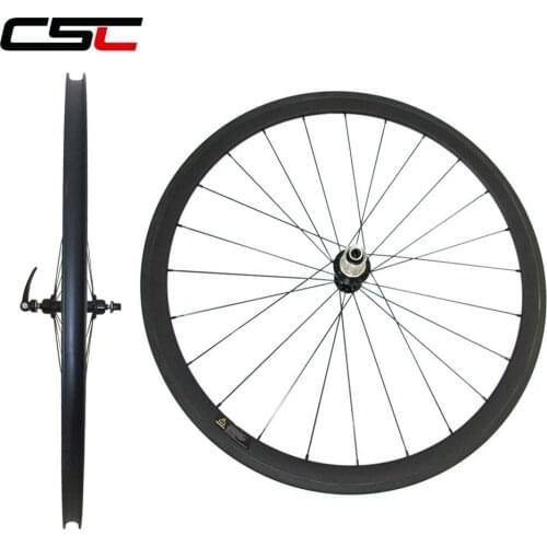 SAT No outer holes clincher carbon wheels 25mm wide U Shape 38mm tubeless wheelset ready road bike wheel