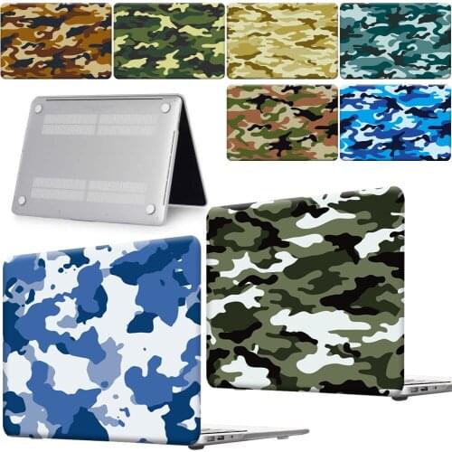 For Apple MacBook Air 11/13 Inch/MacBook Pro 13/15/16 Inch Laptop Case Military Camouflage Pattern Series Protective Shell