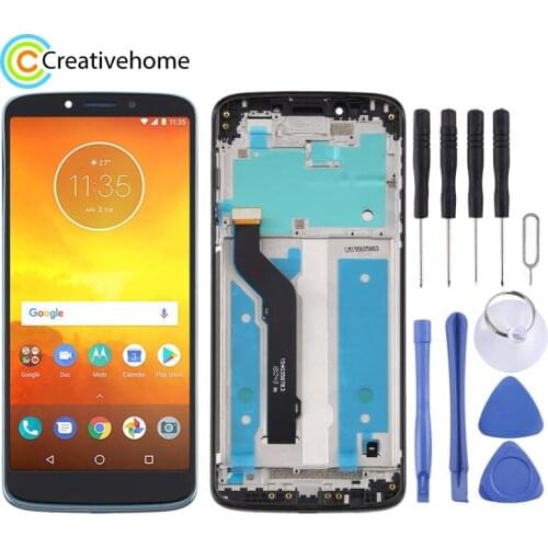 New For Motorola Moto E5 Plus LCD Display Touch Screen Digitizer Assembly With Frame For Motorola Moto E5 Plus