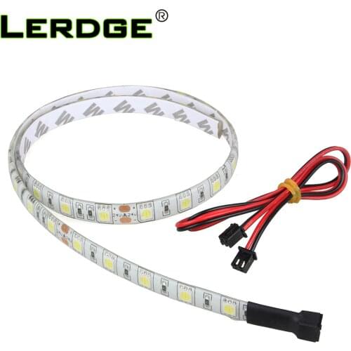 12V 24V White Light LED Strip for Lergde-S motherboard / Lerdge-X board 12V 24V Length 60cm cable lerdge 3D printer accessories