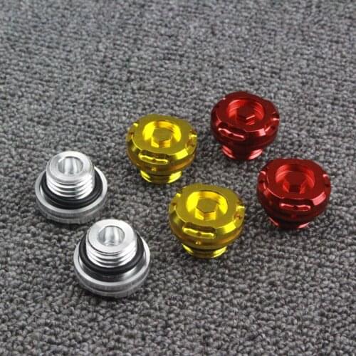 CNC Aluminium Motorcycle Engine Oil Plug Filter Cover Cap for Yamaha Tmax500 2008-2012 Tmax 530 2013-2016 3 Color Options