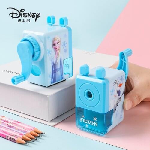 Disney Frozen Princess Mickey Minnie Pencil Sharpener Pencil Sharpener Student Cartoon Stationery Office School Supplies Gift