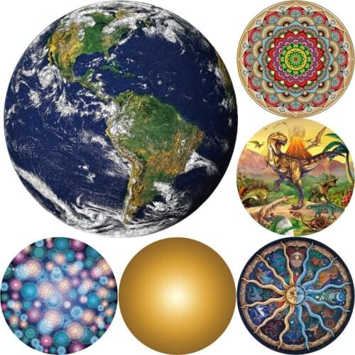 1000 Pieces DIY Earth Picture Puzzle Classic Texture Creative Design Practical Educational Learning Assembling Jigsaw Toys