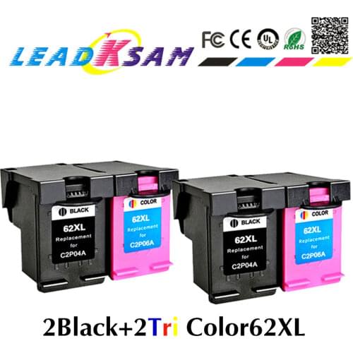 Ink Cartridges compatible for hp62 62xl compatible for HP Officejet 5740 de 5741 5742, 5743, 5744,5540, 5544, 5545, 5546, 5548