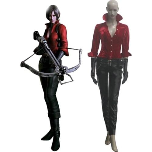 Ada Wong Cosplay Costume Full Set Custom Made Any Size