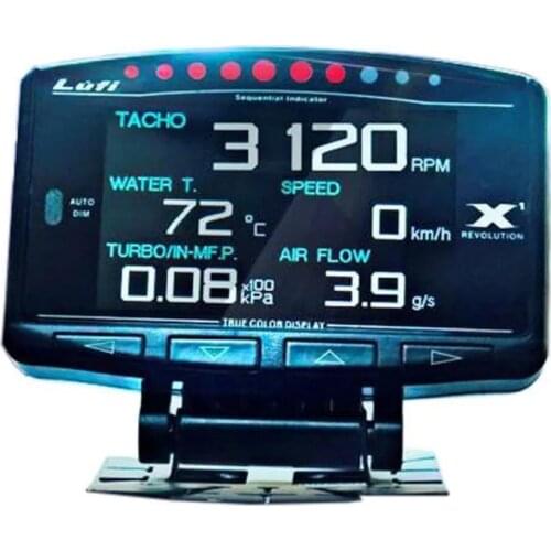 [Lufi X1] Revolution OBD OBD2 Smart Digital Multi Meter Gauge (International/English Version)