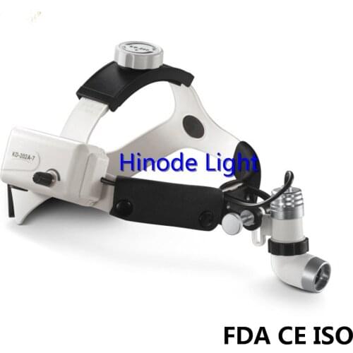 Medical Oral Dental ENT Examination Surgery LED High Brightness Adjustable Wireless Integrated Magnifier Headlight Headlamp Pets