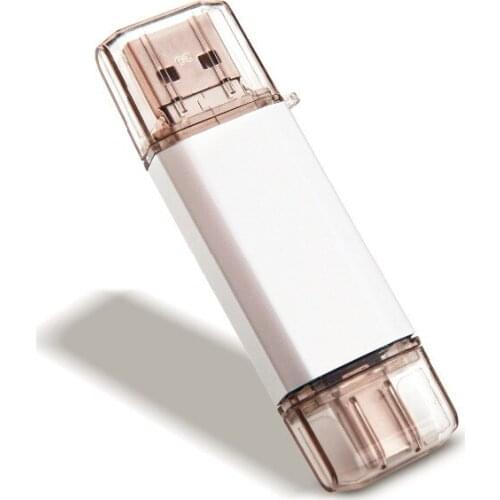 Moveski UV-T02 Cell Phone USB Flash Drive Type C 3.1 High-Speed Micro USB Flash Drive U Disk Memory Stick -16GB