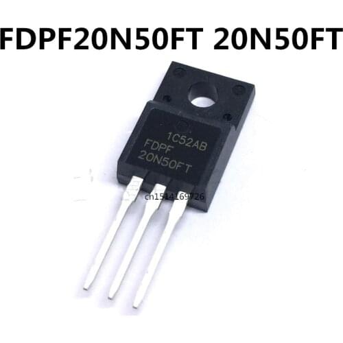 Original new 5pcs/ FDPF20N50FT 20N50FT 20A500V TO-220F