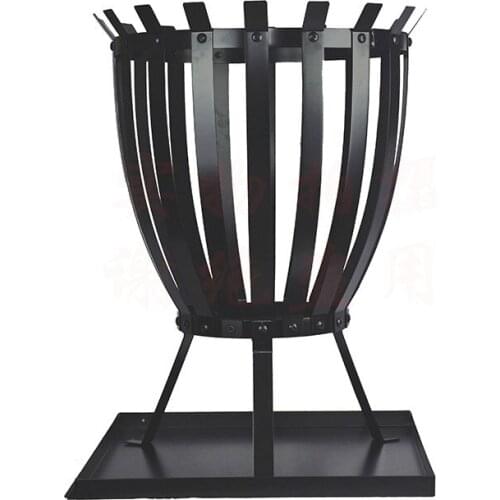 Outdoor Party Leisure Bonfire Party Bonfire Basket Warm Heating Barbecue Grill Firewood Basket BBQ Fire Pit grills accessories