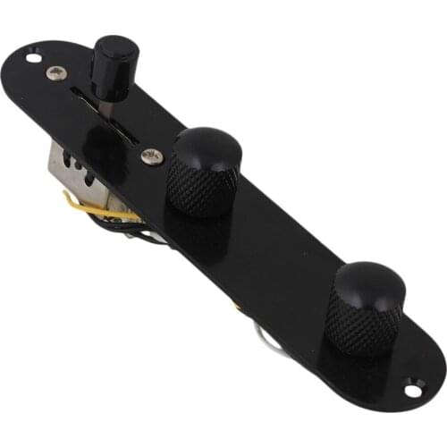Guitar 3way Switch Control Plate Black For Guitar