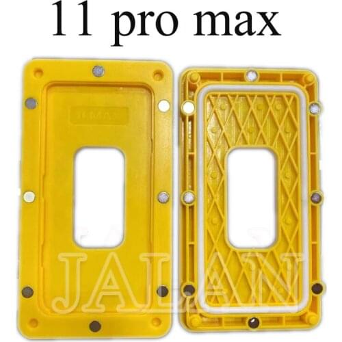 Plastic Magnetic Pressure Holding Mold For IP 11 Pro Max Lcd Glass Frame Magnetic Adsorption Clamping Mold Use Cold Glue Holding