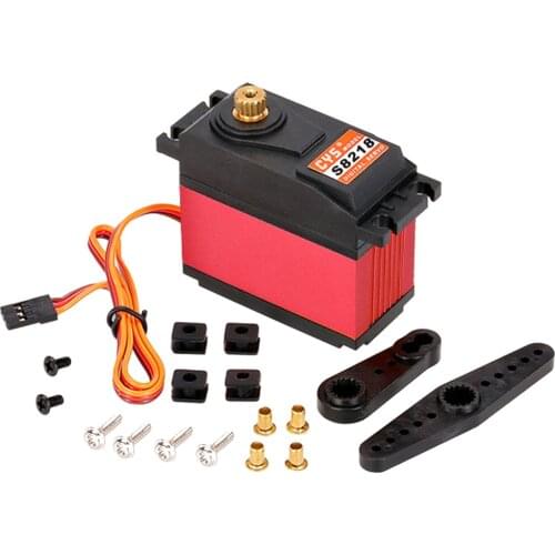RC Servo,CYS-S8218 40kg High Torque HV Metal Gear Digital Servo 6V-7.4V 0.18s-0.20s/60 for 1/5 RC Car