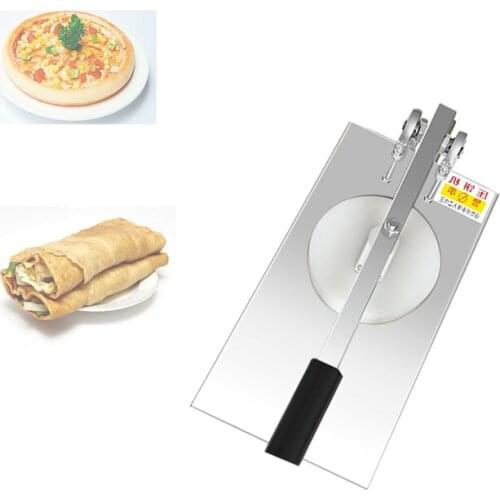 Manual Pizza Dough Press Machine Pizza Dough Flattening Press Dough Roller Sheeter Chapati Pressing Machine Pastry Presser