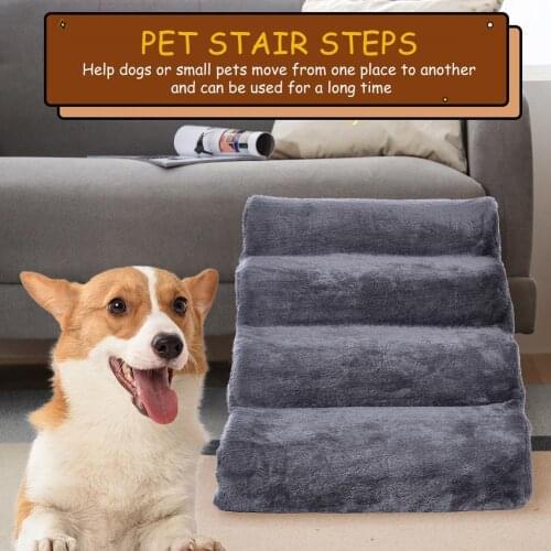 Pet Stairs Step Pet 4 Layers Step NEW Non-Slip Dog Stairs Dog Ramp Sponge Steps for Small Dogs and Cats Miniatures Washable