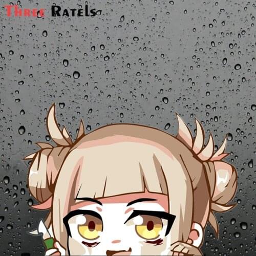 Three Ratels FC226 Funny 3D Anime Waifu HIMIKO TOGA Decals Stickers To Laptop Phone Suitcase Guitar Fridge Car