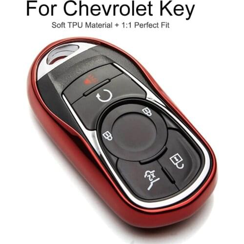 TPU Protection Car Key Cover Case Cap For Chevrolet Captiva Aveo t300 Cruze 2011 Trax Impala Onix Key Chain Ring Accessories