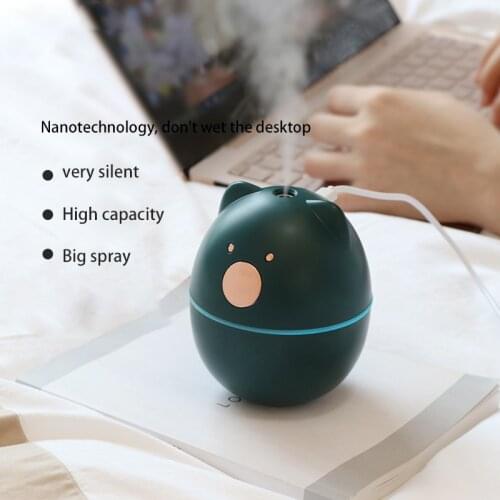 ELOOLE 220ML TunTun Bear Humidifier USB Aroma Essential Oil Diffuser Mist Maker Humidificador Portable For Car Office Home