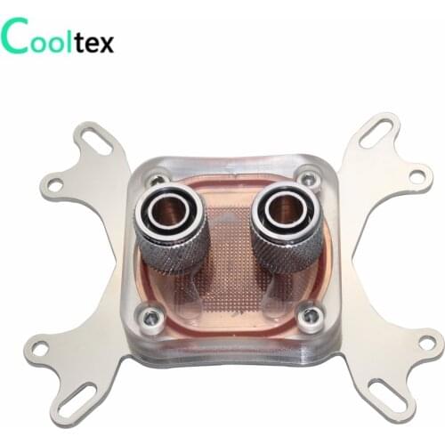 100%New Cpu Water Block Water Cooling watercooled block Computer Cooling Radiator For Intel & AMD Cooler cooling