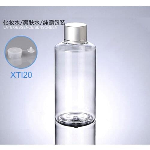 300pcs/lot Wholesale NEW 150ML PET bottles high port transparent green with inside plug Lotion Bottle,Cosmetic plastic bottles