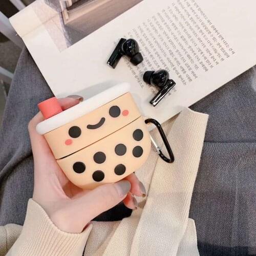 3D Earphone Case For Huawei Freebuds Pro Case Silicone Cute Dinosaur Duck Cat Dog Cartoon Headphone/Earpods Freebuds pro Cover