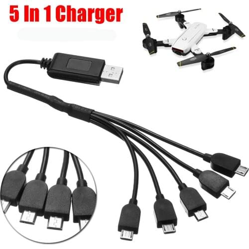 SG700 5 In 1 Multi Battery Charger Usb Charging Connector Cable For XS809 Rc Drone Charging Simultaneously SG700S XS809S XS812