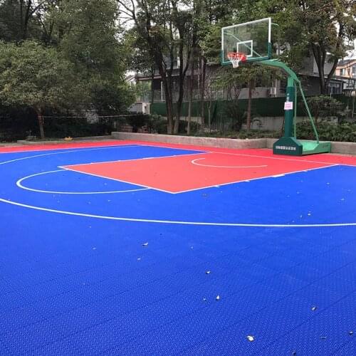 Beable High Srength Environmental PP Interlocking Sports Floor Carpet Mat Half Court Basketball Flooring Tiles