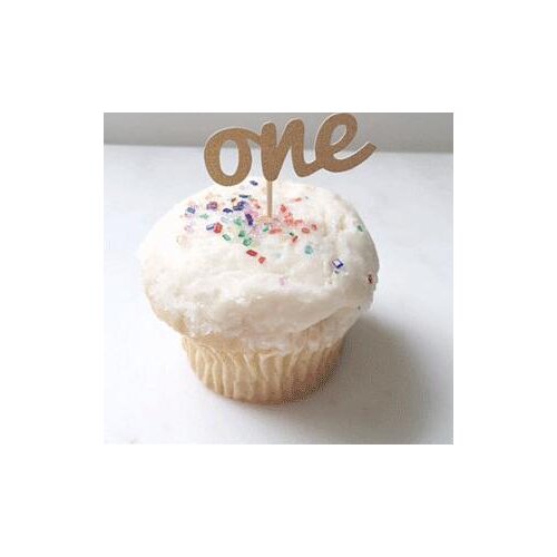 Glitter First Birthday cupcake toppers wedding fruit Picks Bridal baby shower Bachelorette party decorations