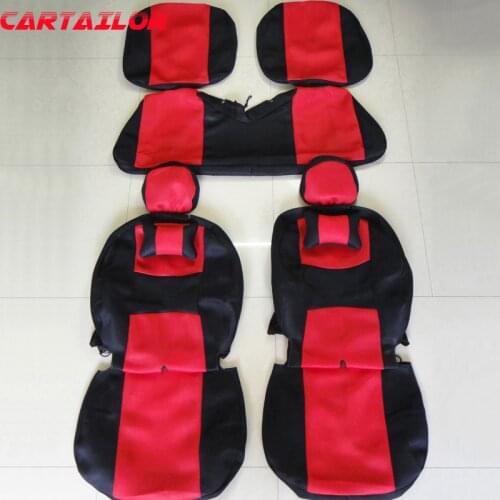 CARTAILOR seat cover for peugeot 206 cc car seat covers accessories set sandwich car styling seats protector black auto cushion