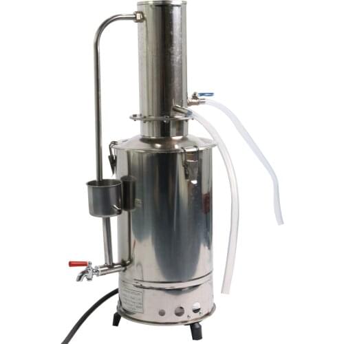 5L Litres Normal Type New Stainless Electric Medical/Home/Lab Pure Water Distiller Filter Purifier Brew Kits