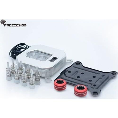 FREEZEMOD CPU Water Block LCD With TemperatureDdisplay VA Screen For Intel 115X 2011 2066 MOD Water Cooler UPR-2020I