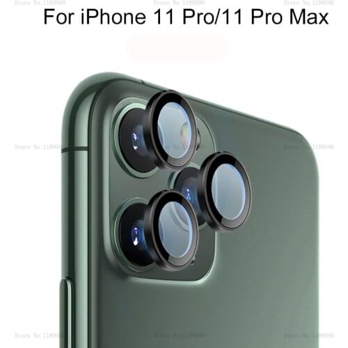 Rear Camera Ring For iPhone 11 Pro Max Silm Camera Lens Screen Protector For iPhone 11 Pro Max Glass Back Cover Protection Case