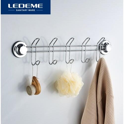 LEDEME Cabinet Hook Wall Mounted Cabinets Rack Containers Kitchen Accessories Multifunction Hanging Rack Kitchen Tool L3716