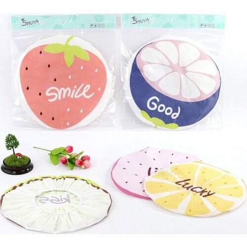 Cute fruit cartoon bath shower cap wholesale, waterproof shower cap, shampoo cap, oil-proof cap