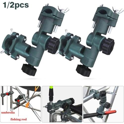 Multi-function Universal Fishing Rod Umbrella Bait Tray Chair Connector Turret Outdoor Fishing Box Fishing Chair Accessories