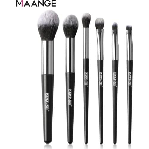 Marang 6 makeup brush set Professional painter female repair capacity Soft Synthetic Cosmetic Powder eye shadow brush
