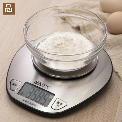 New Youpin Xiangshan electronic kitchen scale EK518 silver Accurate weighing and stable quality