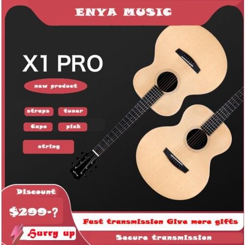 Enya Enya x1pro single board folk guitar beginner 36 / 41 inch girls boys face sheet