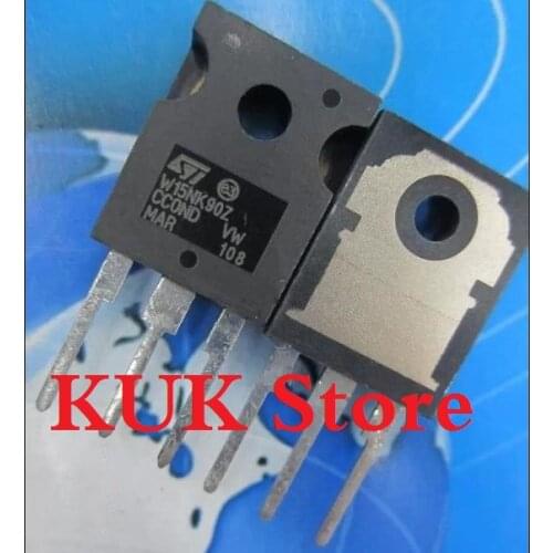 Original 100% NEW W15NK90Z STW15NK90Z TO-247 5PCS/LOT